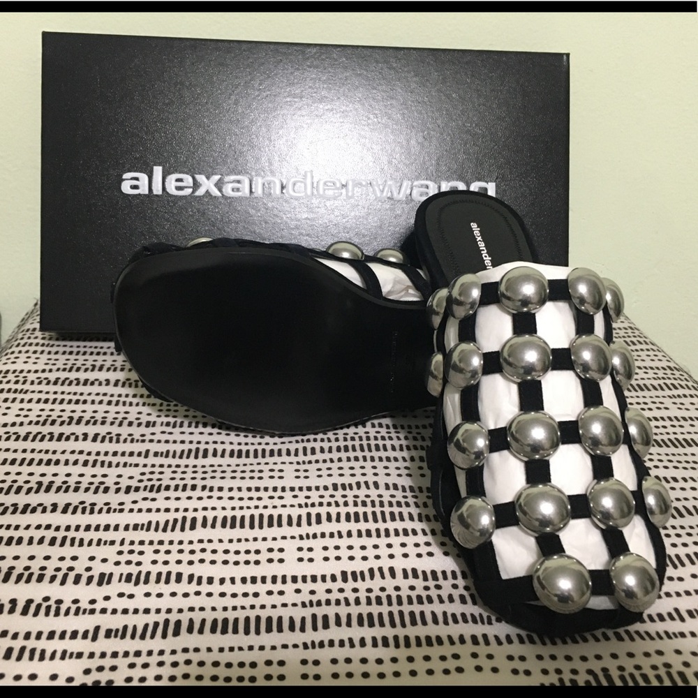 Alexander Wang Amelia Suede Mule - Picture 10 of 11